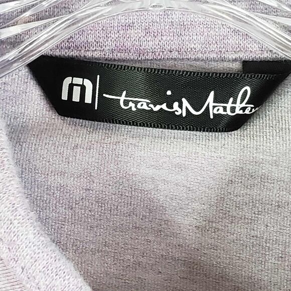 Travis Mathew Quarter Zip Pullover Purple Men's Size Large L Long Sleeve - Picture 8 of 12